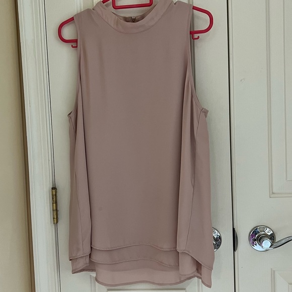 Shinestar Tops - Shinestar antique rose sleeveless blouse